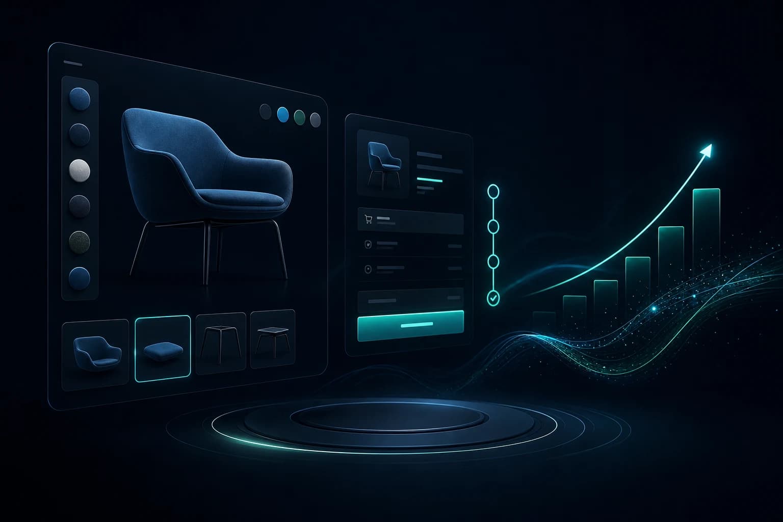 Abstract ecommerce platform case study and checkout optimisation flow
