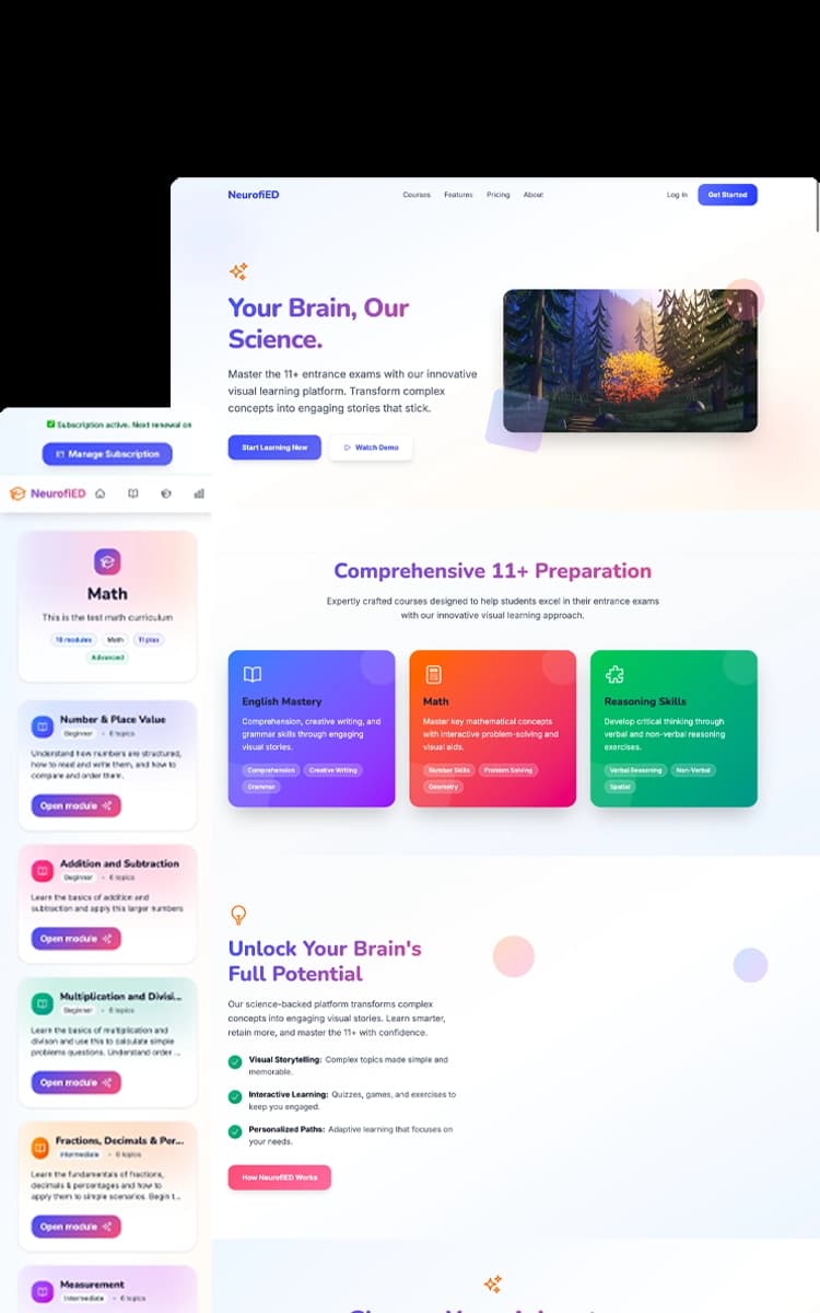 Neurofied website screenshot