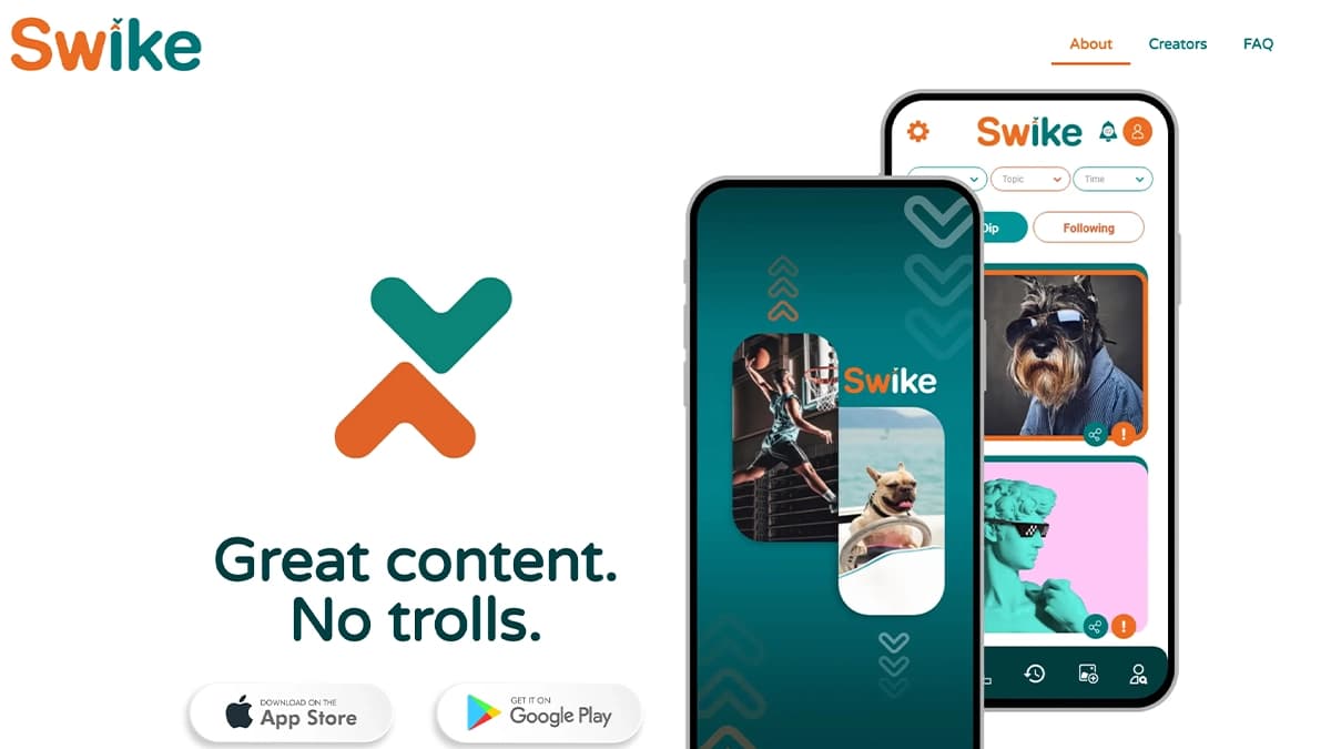 Swike website screenshot